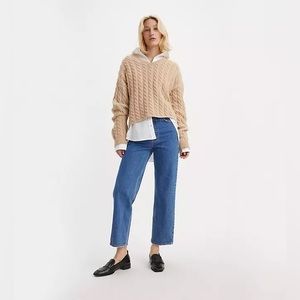 Levi’s RIBCAGE STRAIGHT ANKLE WOMEN'S JEANS 31” med wash